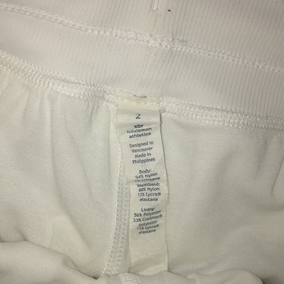 LULULEMON STUDIO CROP PANTS (WHITE) - Picture 5 of 6